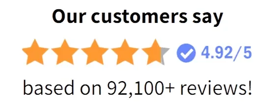 Vigorus™ 5-star customer ratings